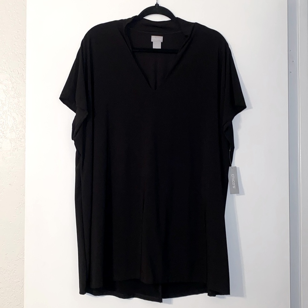 Chico’s BNWT Black Top Size 3